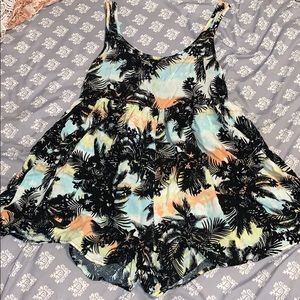 palm tree romper